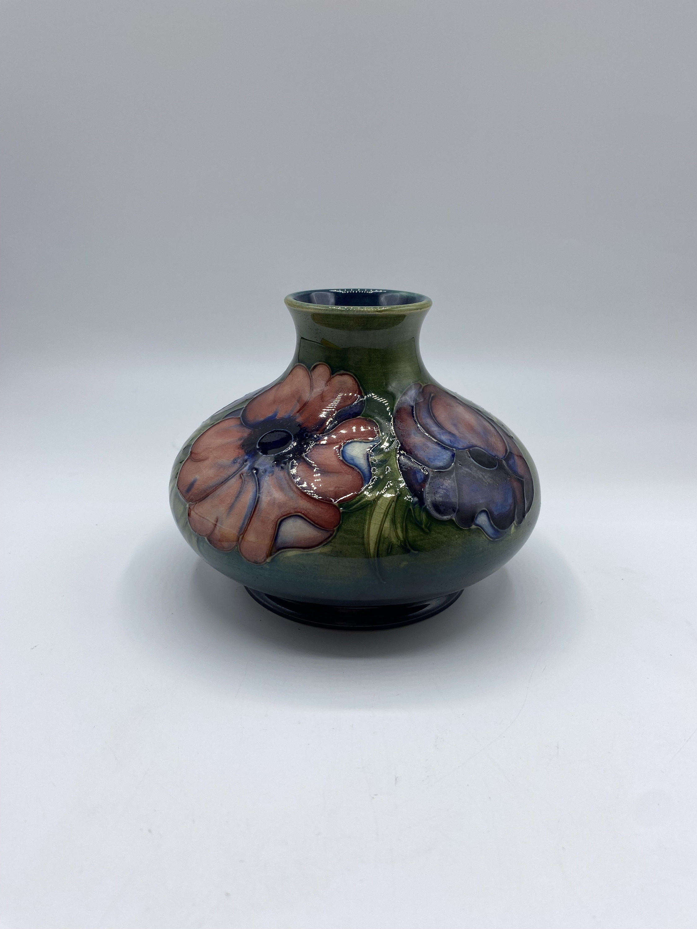 Moorcroft ムーアクラフト アネモネ ビンテージ花瓶-