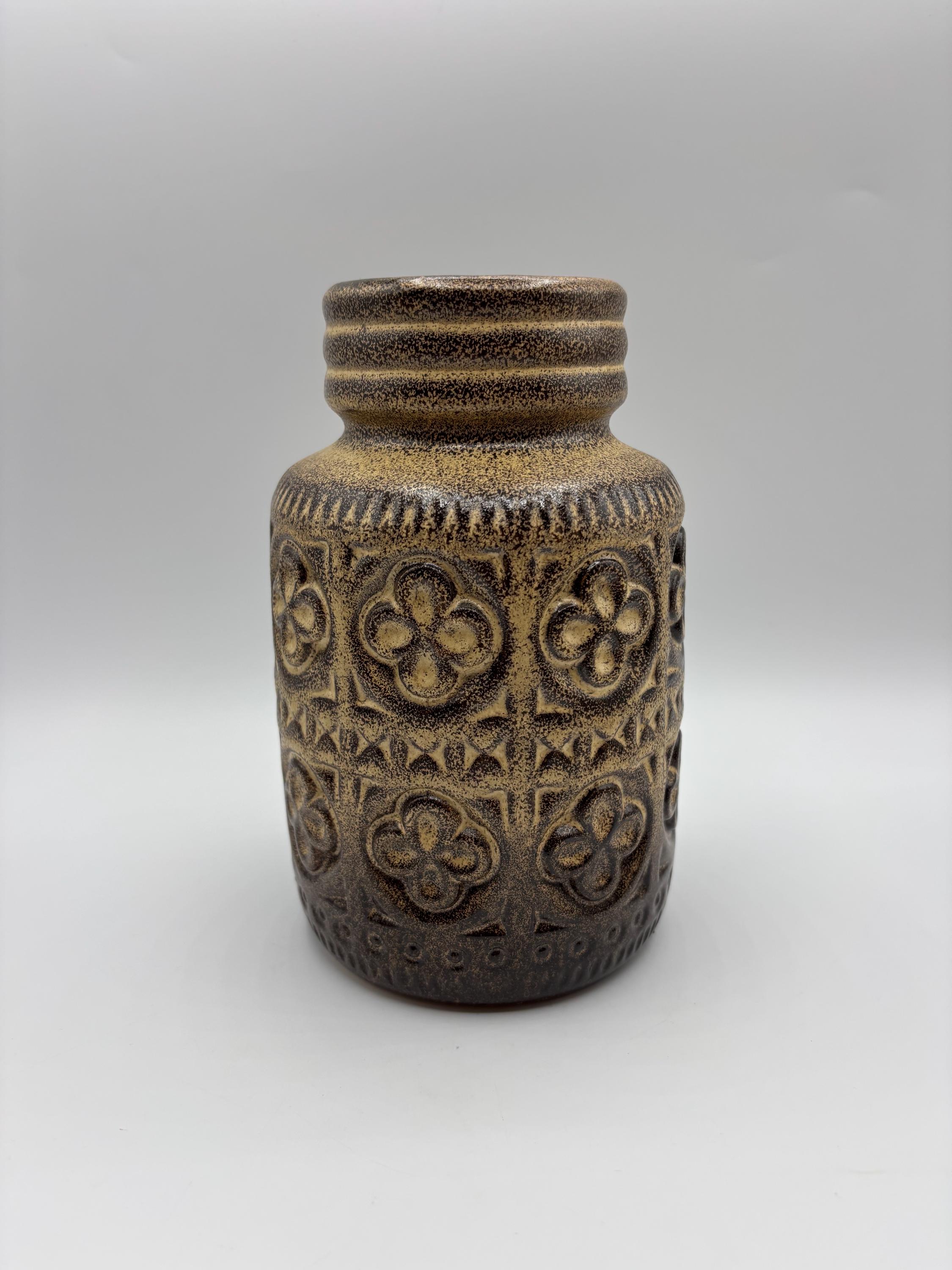 ヴィンテージ ショイリッヒ フォルギナ 陶器花瓶：MCM 西ドイツ