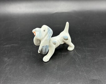 ブラウンコリーの子犬の彫像 ドッグフィギュア 庭園彫刻 ガーデン園芸 ヴィンテージボーダーコリーのリアルな樹脂製フィギュア、カントリー