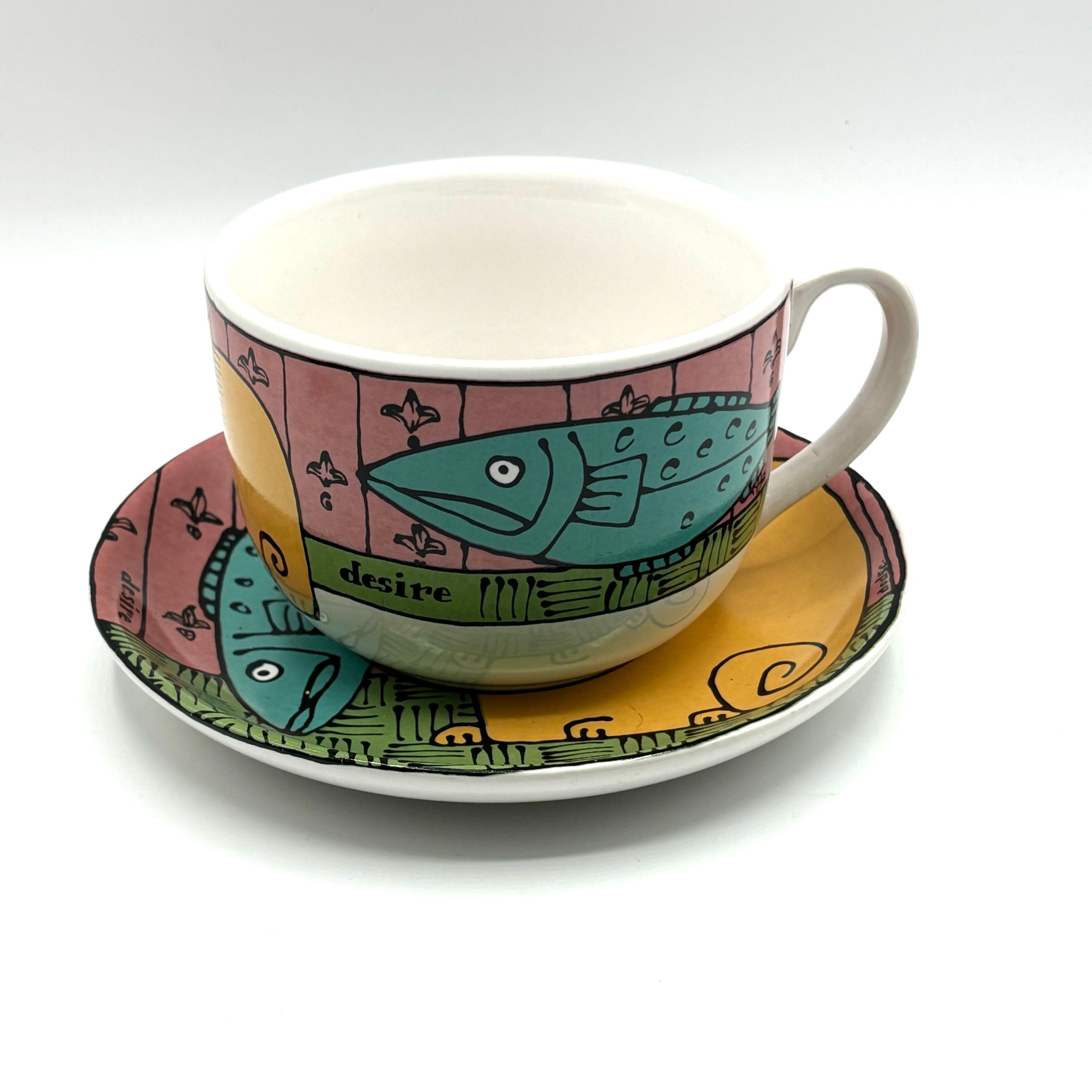 Vintage Ursula Dodge for Signature Bad Cat Collection Ceramic