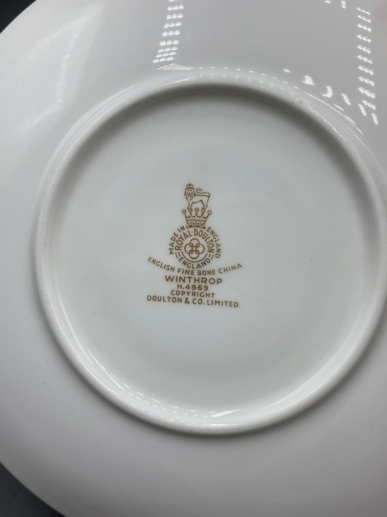 Vintage Royal Doulton English Bone China winthrop Tea Cup Etsy