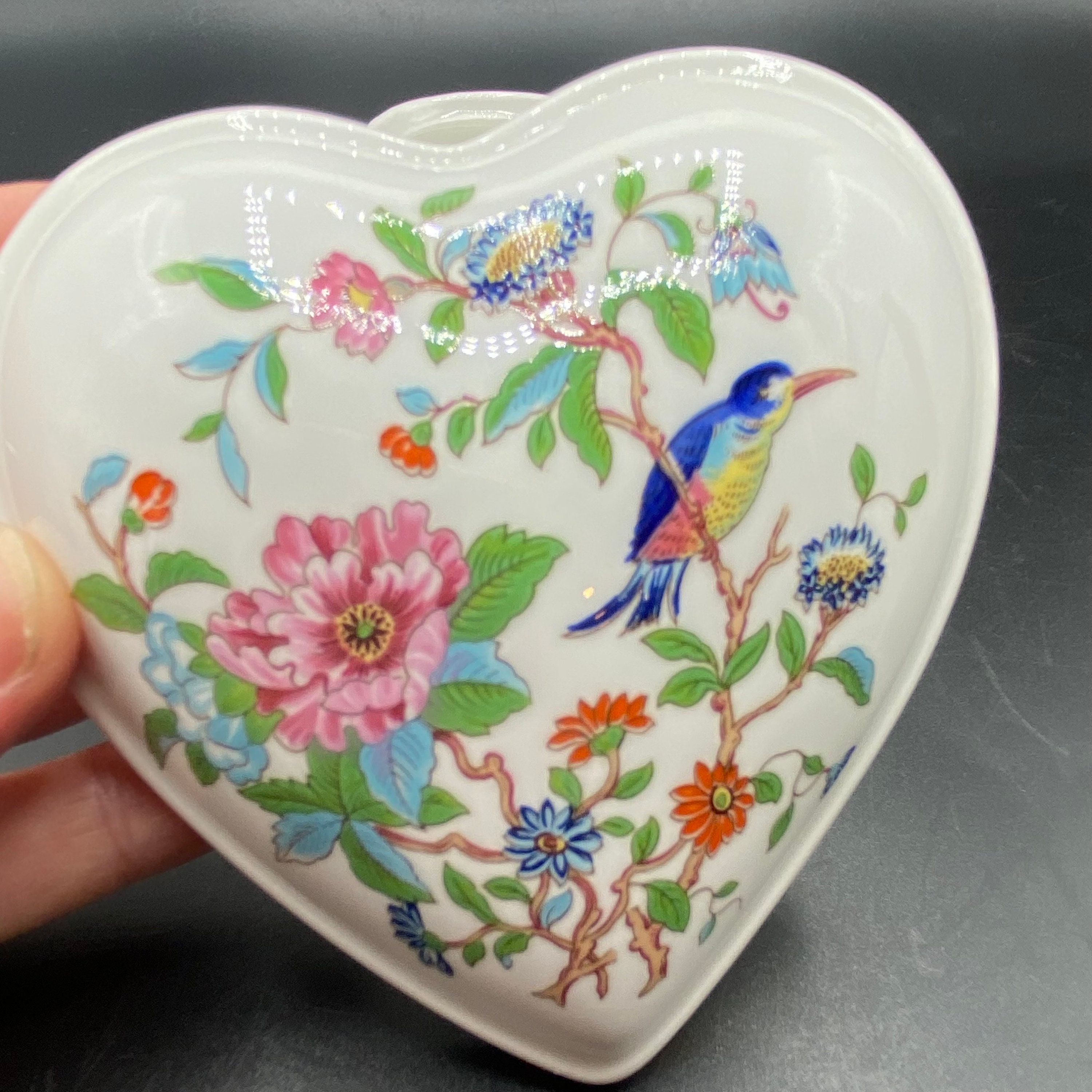 Aynsley Pembroke Vintage Reproduction Bone China Heart Shape