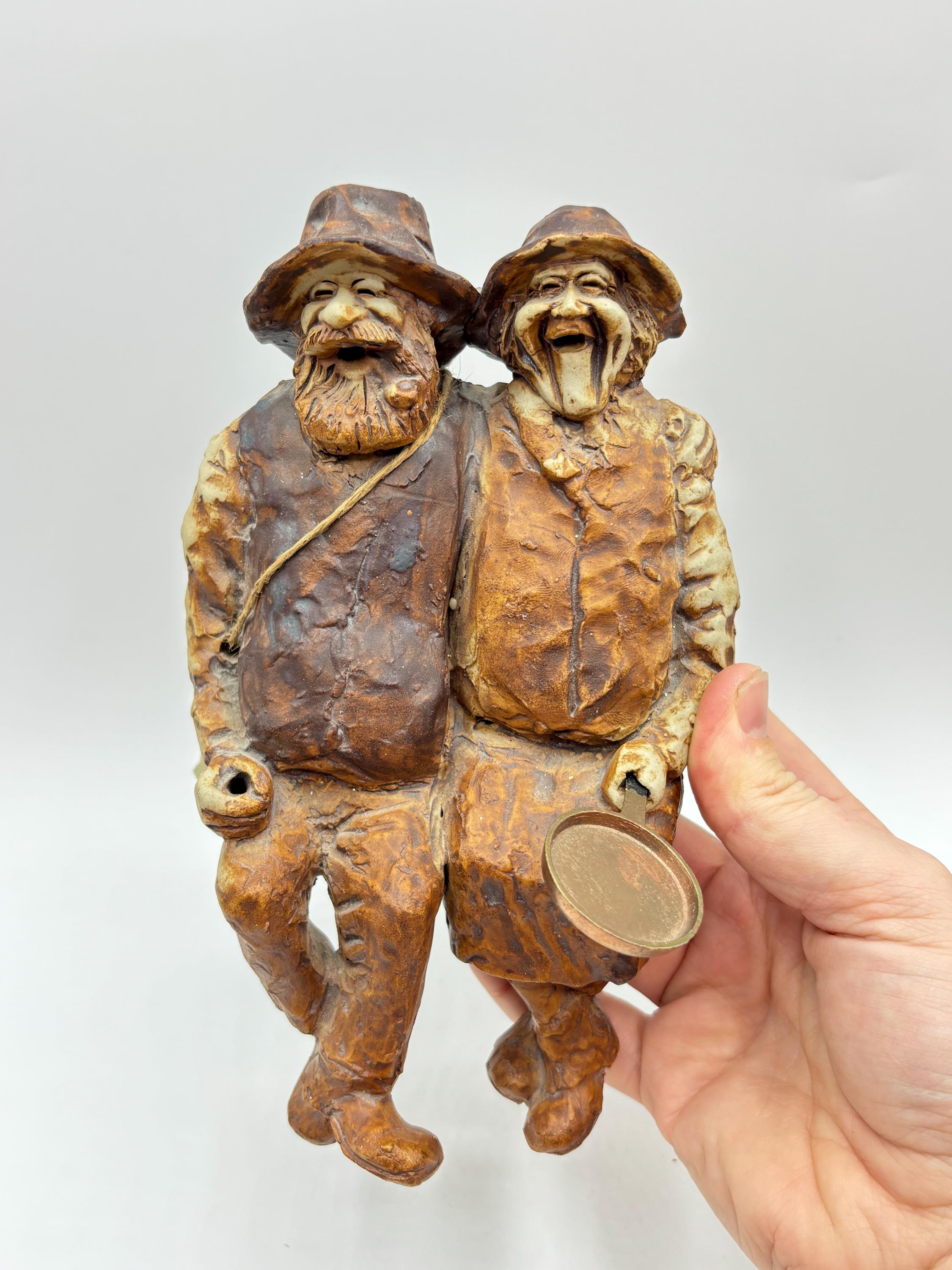Vintage Foxhill Farm Pottery Swag Man Pottery Figurine Australia