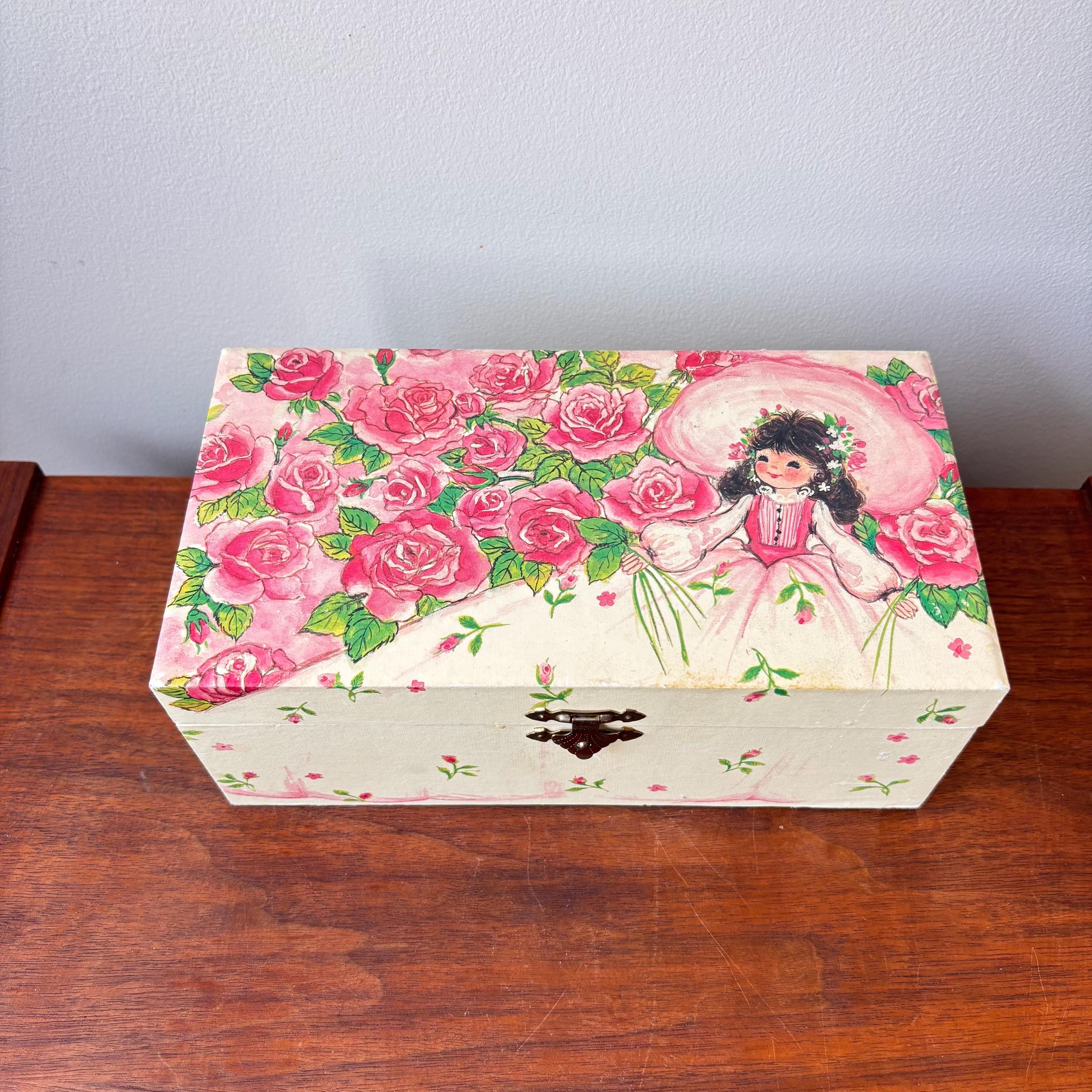 Vintage Gunther Mele (1976) Wind up Jewelry Music Box With