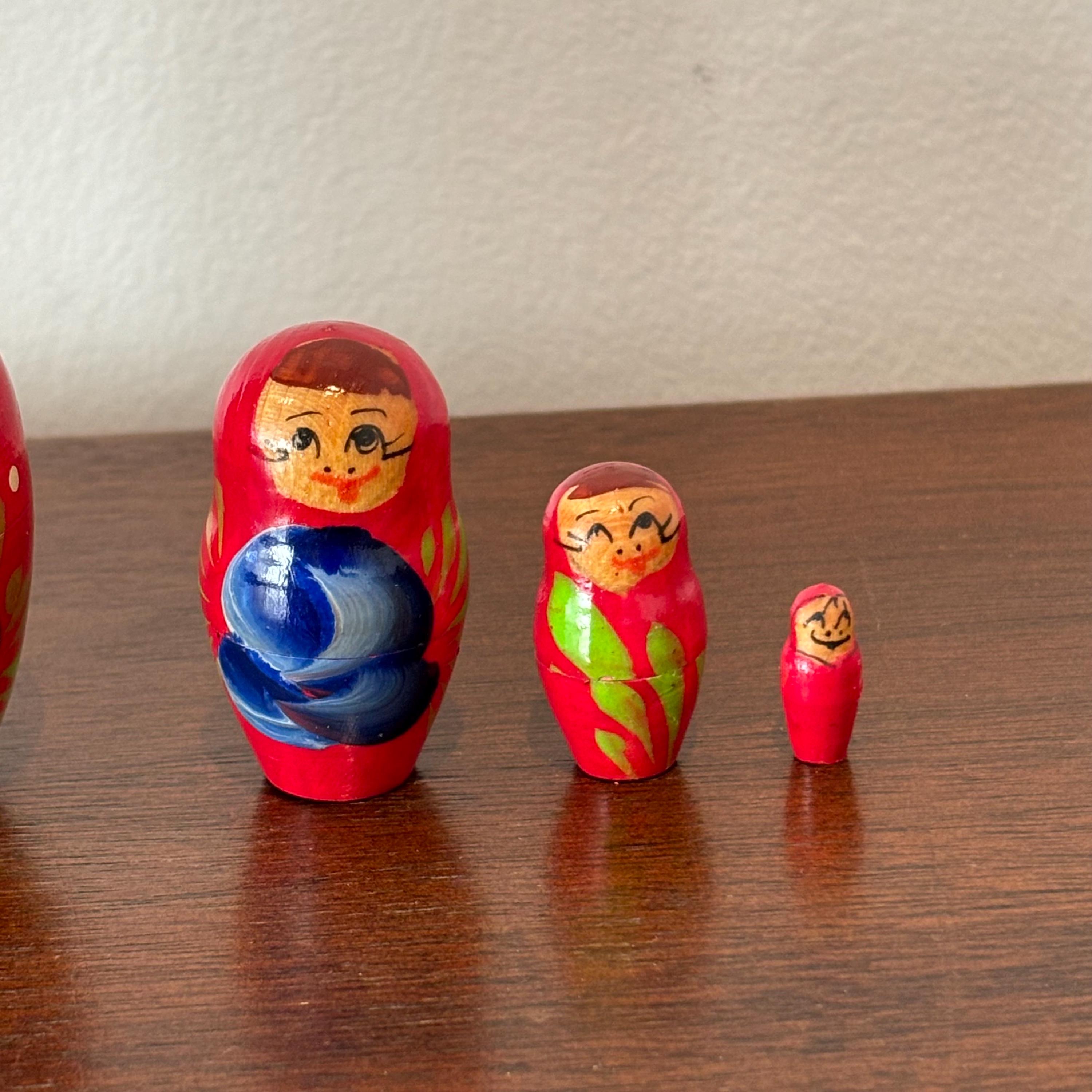 Matroschka Set 5-tlg. | Handbemalte Russische Puppen