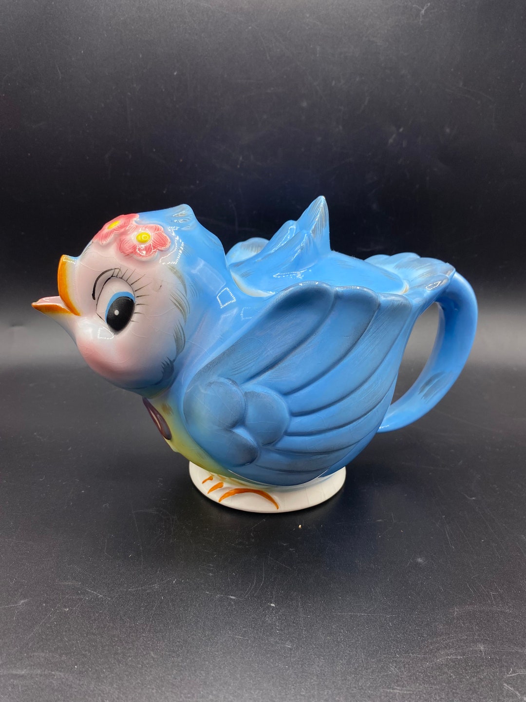 希少なヴィンテージ レフトン ブルーバード ティーポット - Etsy 日本