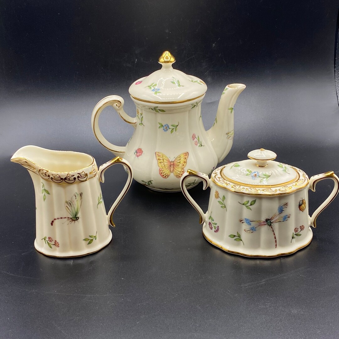Vintage Skye Mcghie garden Whispers Tea Set, Skye Mcghie Garden