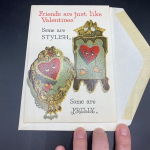 Carte de Saint-Valentin vintage des années 1960, carte de Saint-Valentin d'amis, cartes de voeux vintage Hallmark Coutts Canada