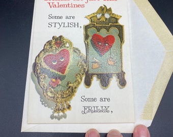 Vintage 1960s Valentine's Day Card: Hallmark Friends Greeting