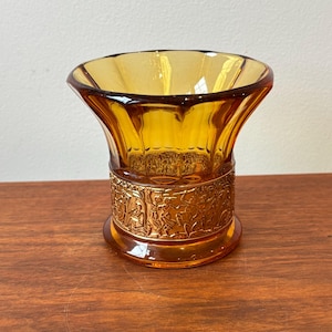 Moser Amber Vase - Etsy