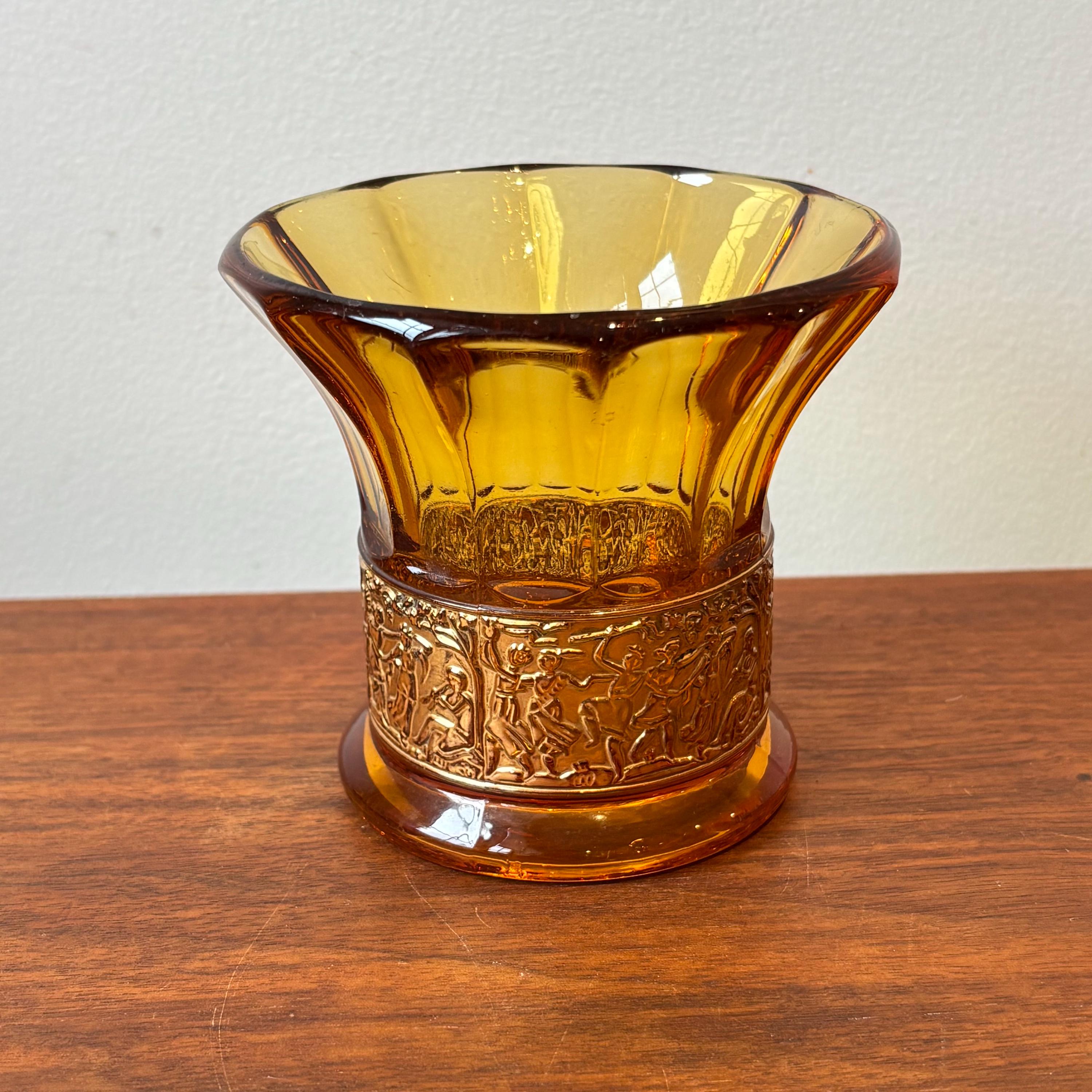 Moser Amber Vase - Etsy