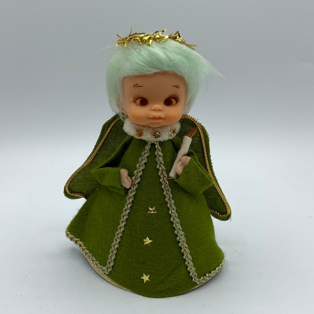 Vintage Christmas Tree Angel Topper Kitschy Napco Japan Angel Etsy