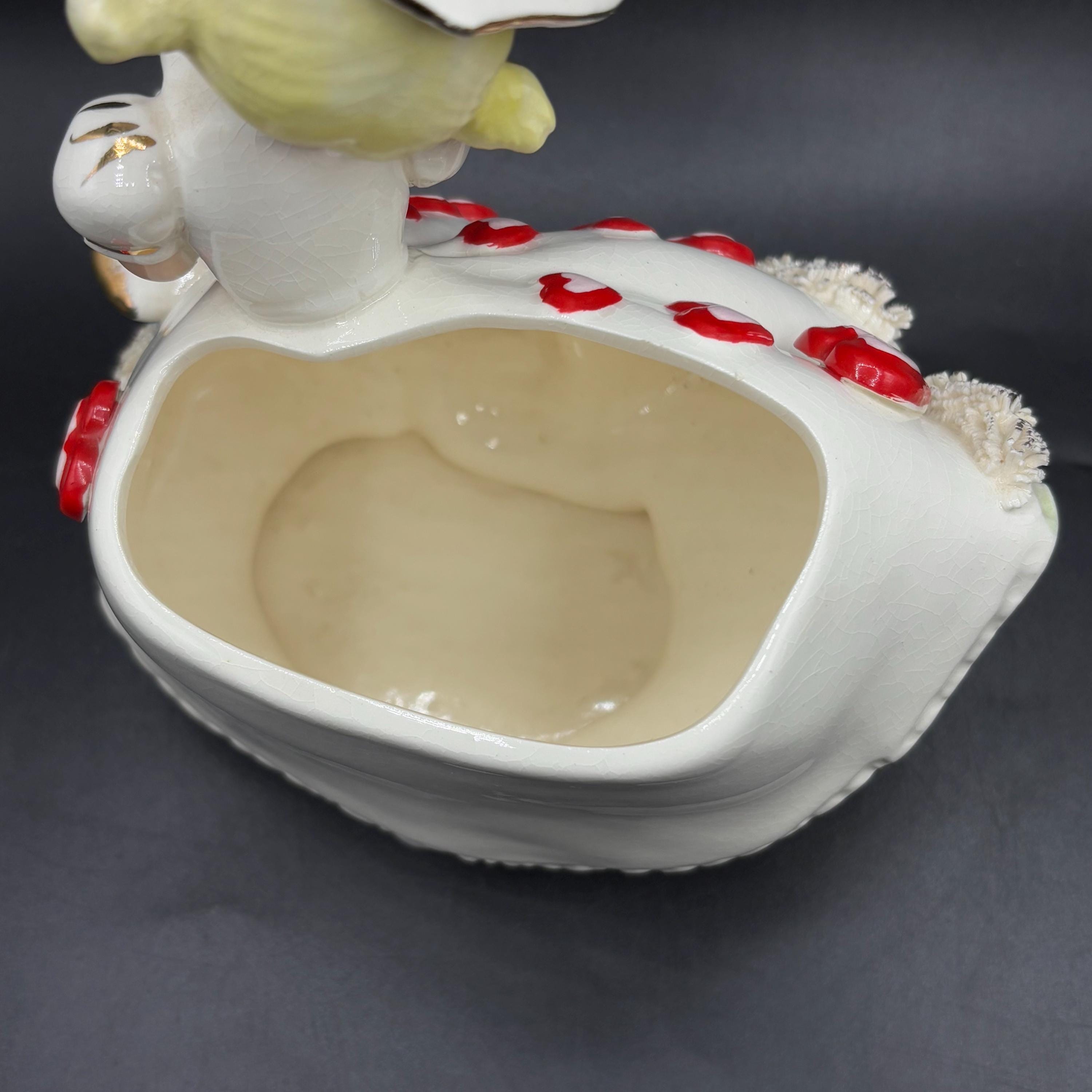 Relpo（レルポ）陶器 花瓶 貴婦人 日本製 ヘッドベース ヴィンテージ