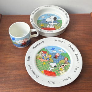 Snoopy Peanuts Dinnerware - Etsy