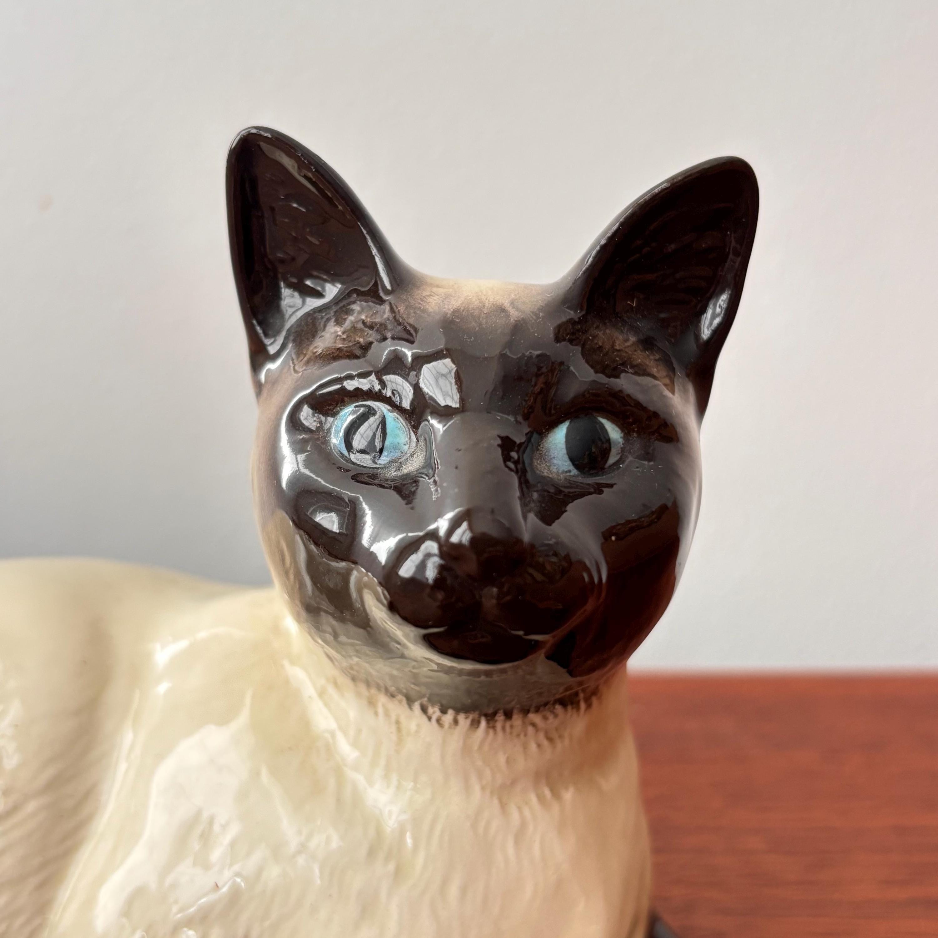 BESWICK ENGLAND ベズウィック　シャム猫 猫 置物 ネコ ２５５９ Vintage Beswick England Siamese Cat Figurine # 1559, Handpainted