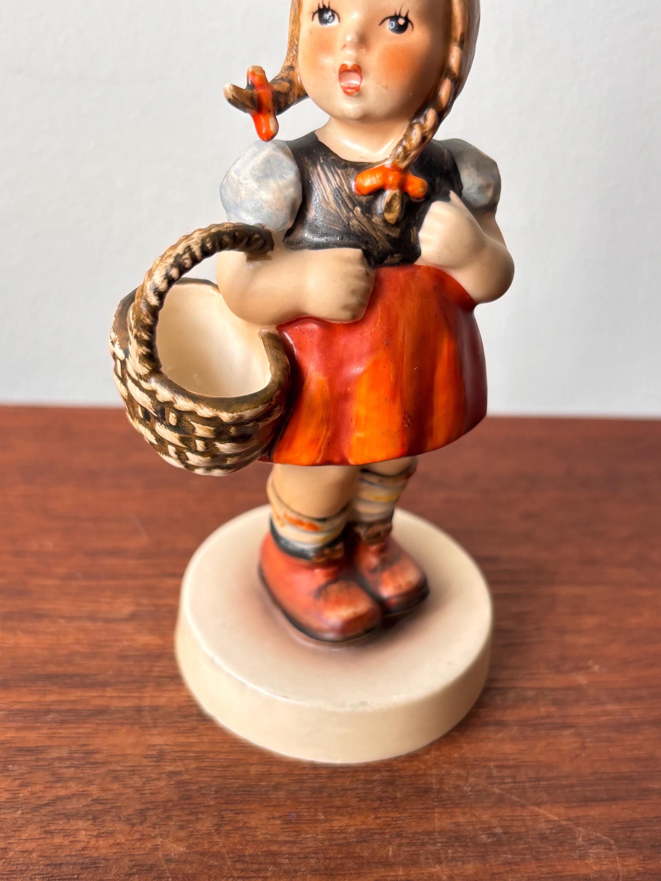 Vintage MI Geobel “little Shopper” Girl #96, Hummel Style