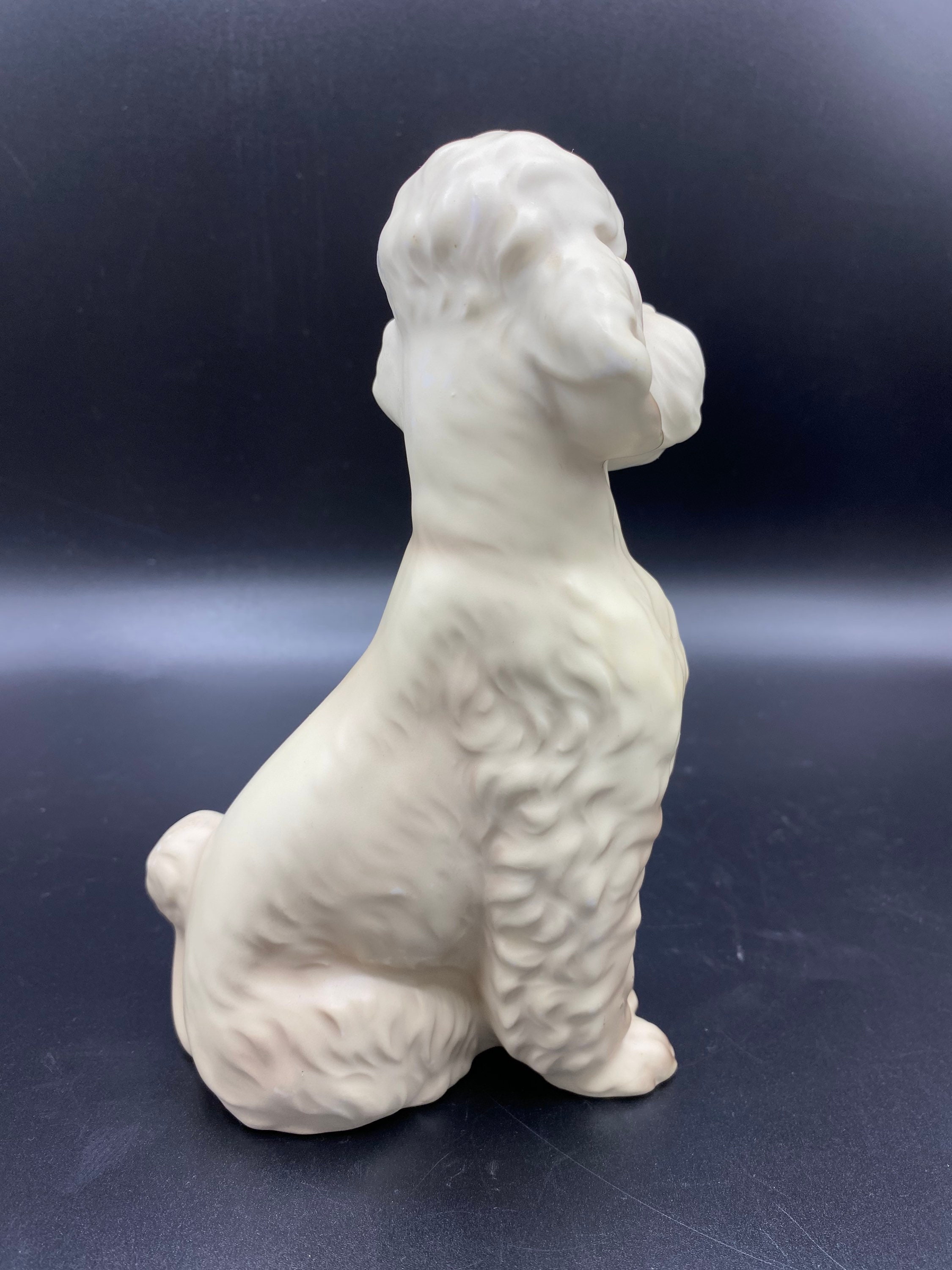 USA Vintage 陶器製プードルの置物 50's poodle USA Vintage 陶器製プードルの置物 50's poodle