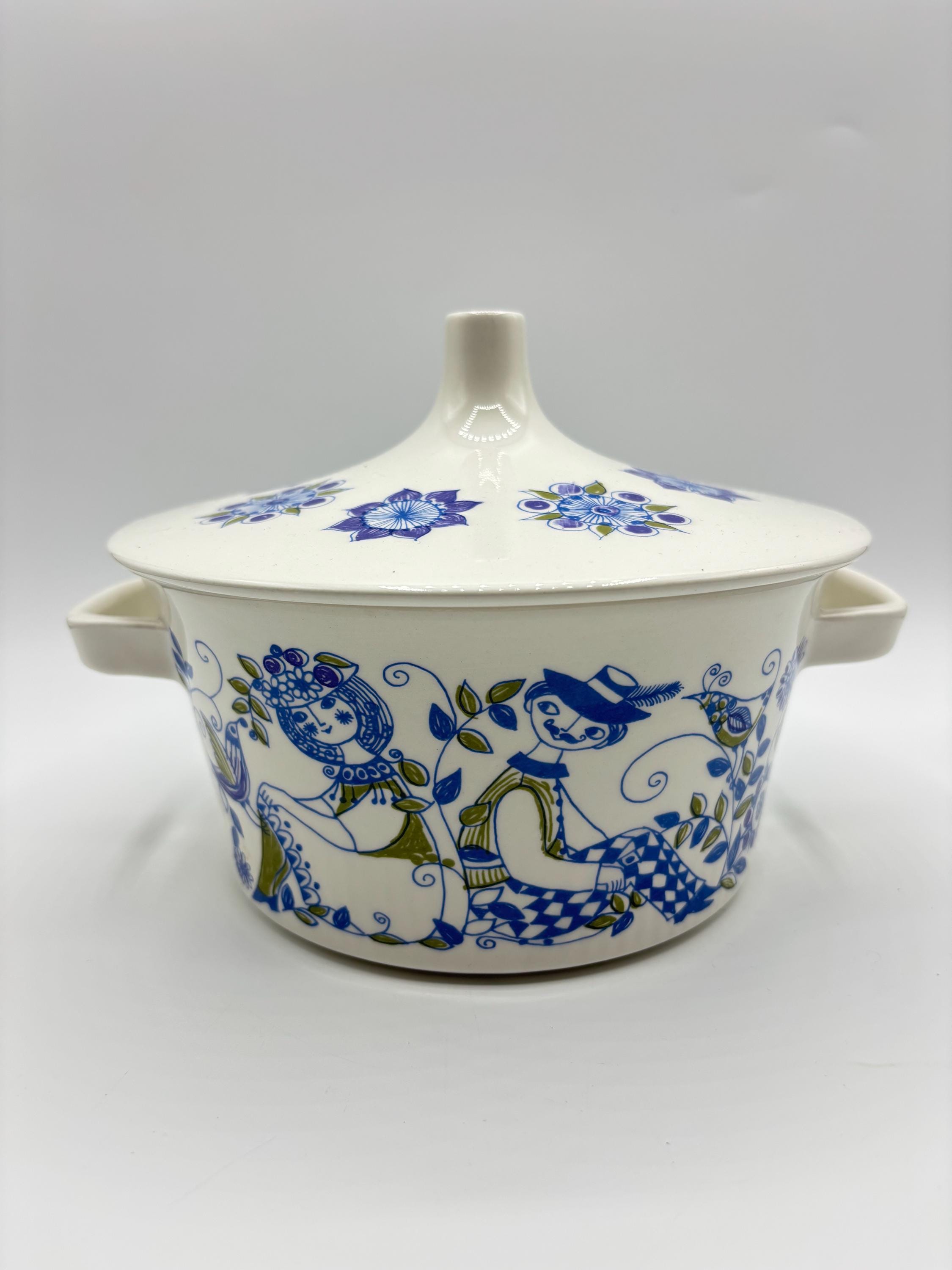 Vintage Figgjo Flint Lotte Casserole: Turi Design, Norway, 8
