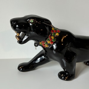 Vintage黒豹(BLACK PANTHER）ブロンズ オブジェ Vintage黒豹(BLACK