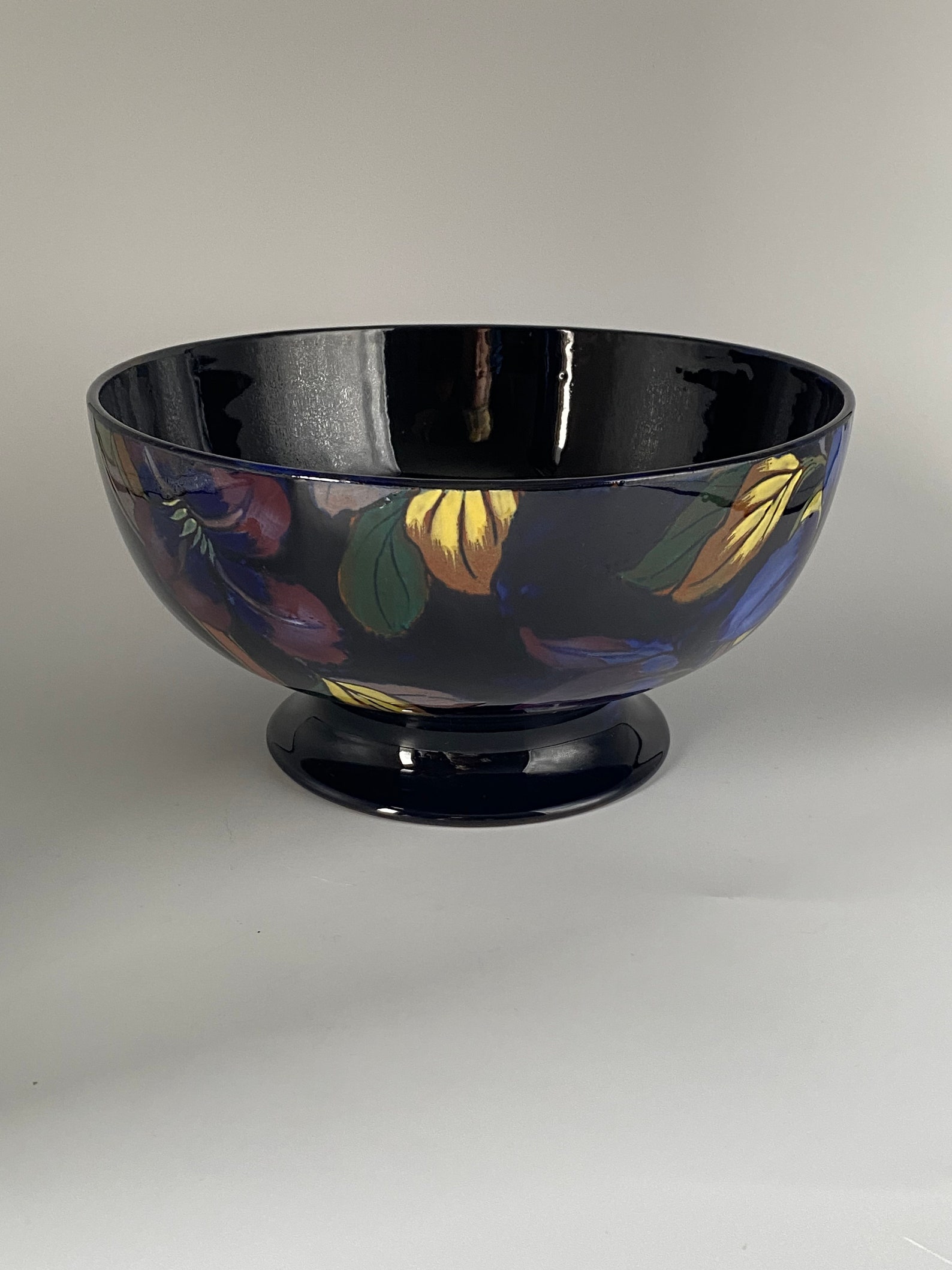 Vintage Art Deco Royal Stanley Ware C & C England Jacobean Floral ...