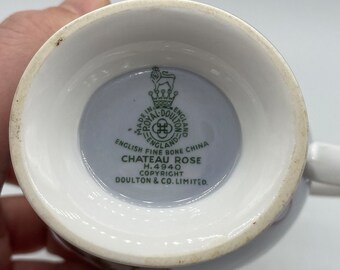 ヴィンテージ ロイヤルドルトン シャトーローズ クリーマー：英国製