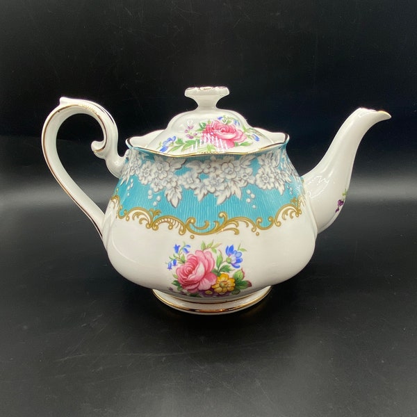 Vintage RARE Royal Albert Enchantment Bone China Teapot