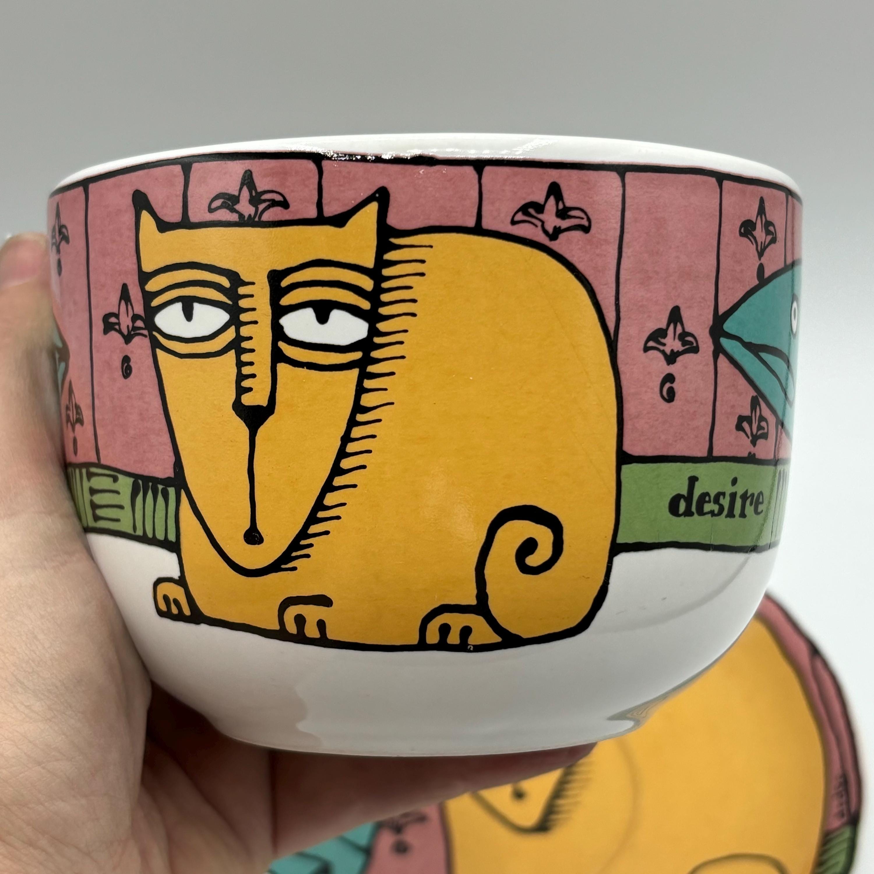 Vintage Ursula Dodge for Signature Bad Cat Collection Ceramic
