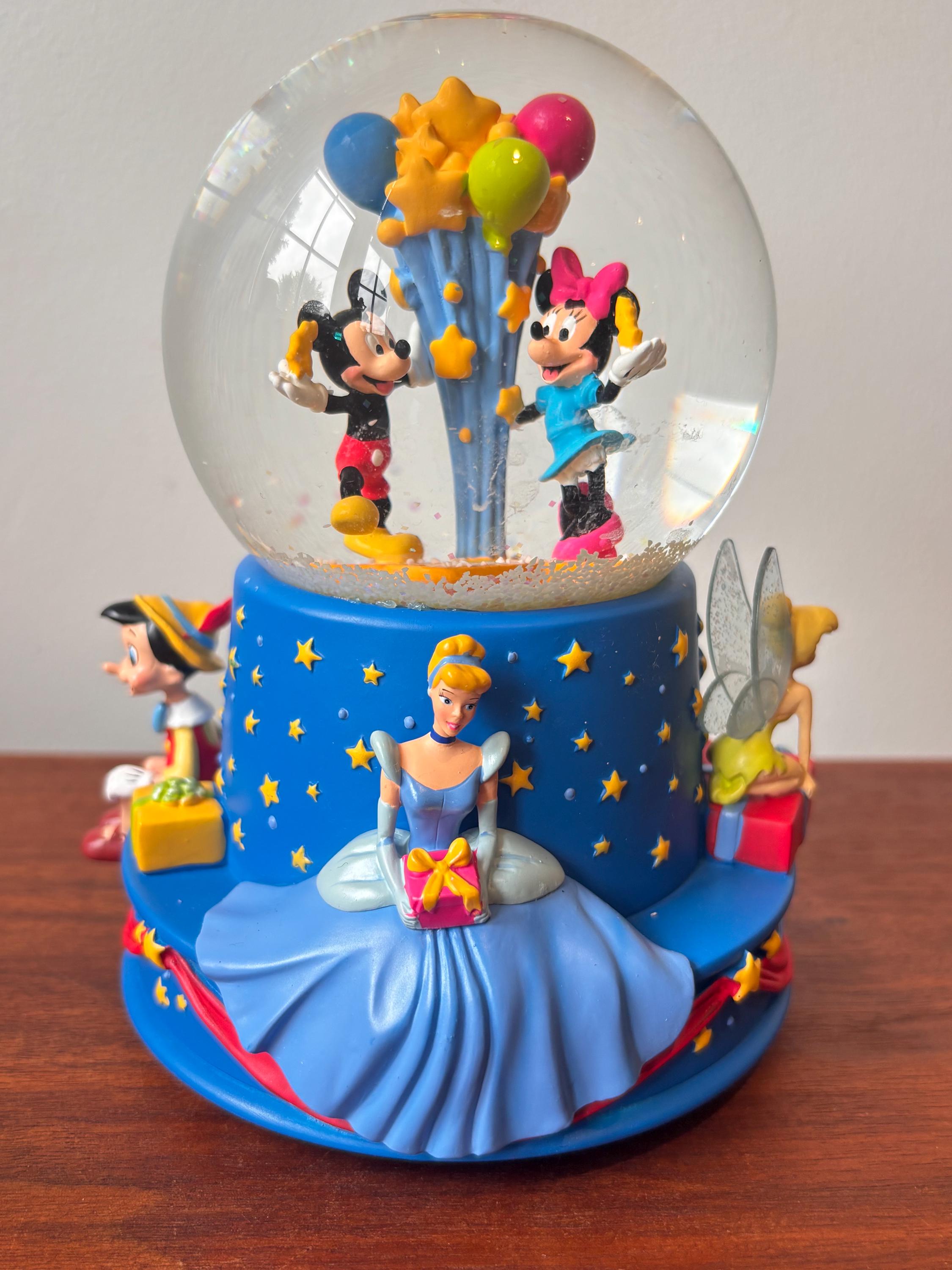 ディズニー　１００ＴＨ　バースディ・ミュージカル・スノーグローブ ヴィンテージ 100周年記念 ホールマーク ディズニー ミュージカル