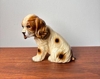ヴィンテージ タンコリーの子犬 陶器製 犬置物 日本製 コレクター向け