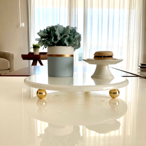 Marble and gold tray agrohort.ipb.ac.id