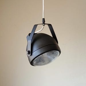 Pendant lamp,headlight in black Spot light, industrial lighting,retro light,truck headlight