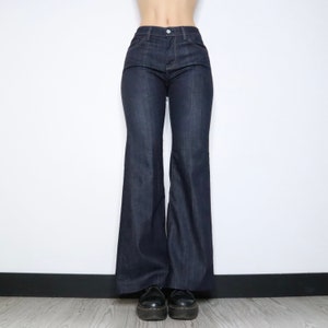 Y2K 7 For All Mankind Mid Rise Wide Leg Jeans (S/M)