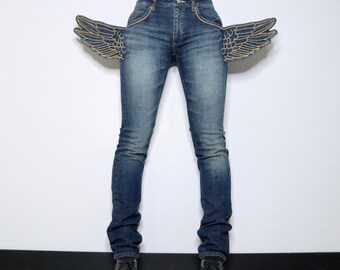 Adidas X Jeremy Scott Angel Wing Jeans (S)