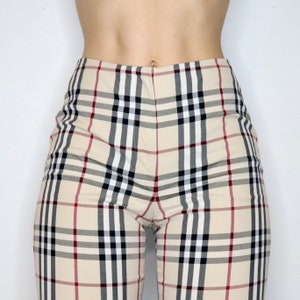 Vintage Burberry London Nova Check Pants Plaid