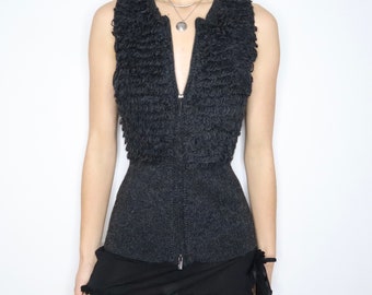 Y2K BCBGMAXAZRIA Knit Vest (M)