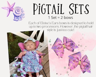 Pigtail Cochlear Implant Bows: Holds 1 or 2 Processors