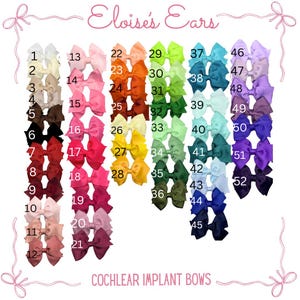 Cochlear Implant Bow: Retainment for Active CI users of all ages , gifts, school, holiday!