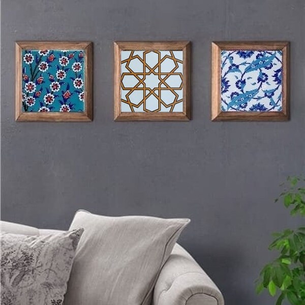 Wall Hanging Tile Etsy