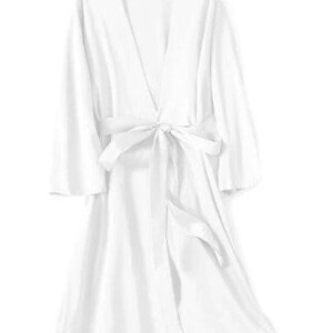 Satin Robe With Matching Nightgown - Etsy