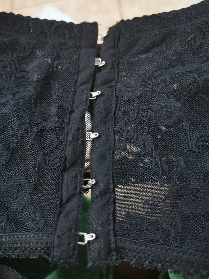High Waist Garter Belt With Matching Thong Panty - Etsy