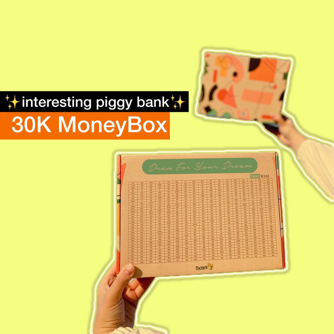 Money Saving Target Piggy Bank Cash Box Gifts for Kids Piggy Bank