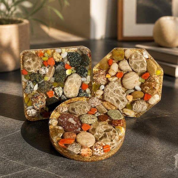 Large Coasters Stone - Etsy