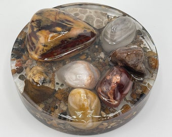 Paperweight Petoskey Stone | Souvenir | Beach | Rocks