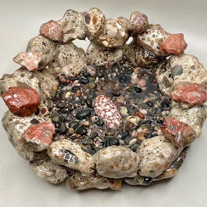 Michigan Stone Urbanite Tray | Functional Rock Decor | Kitchen Decor image 1