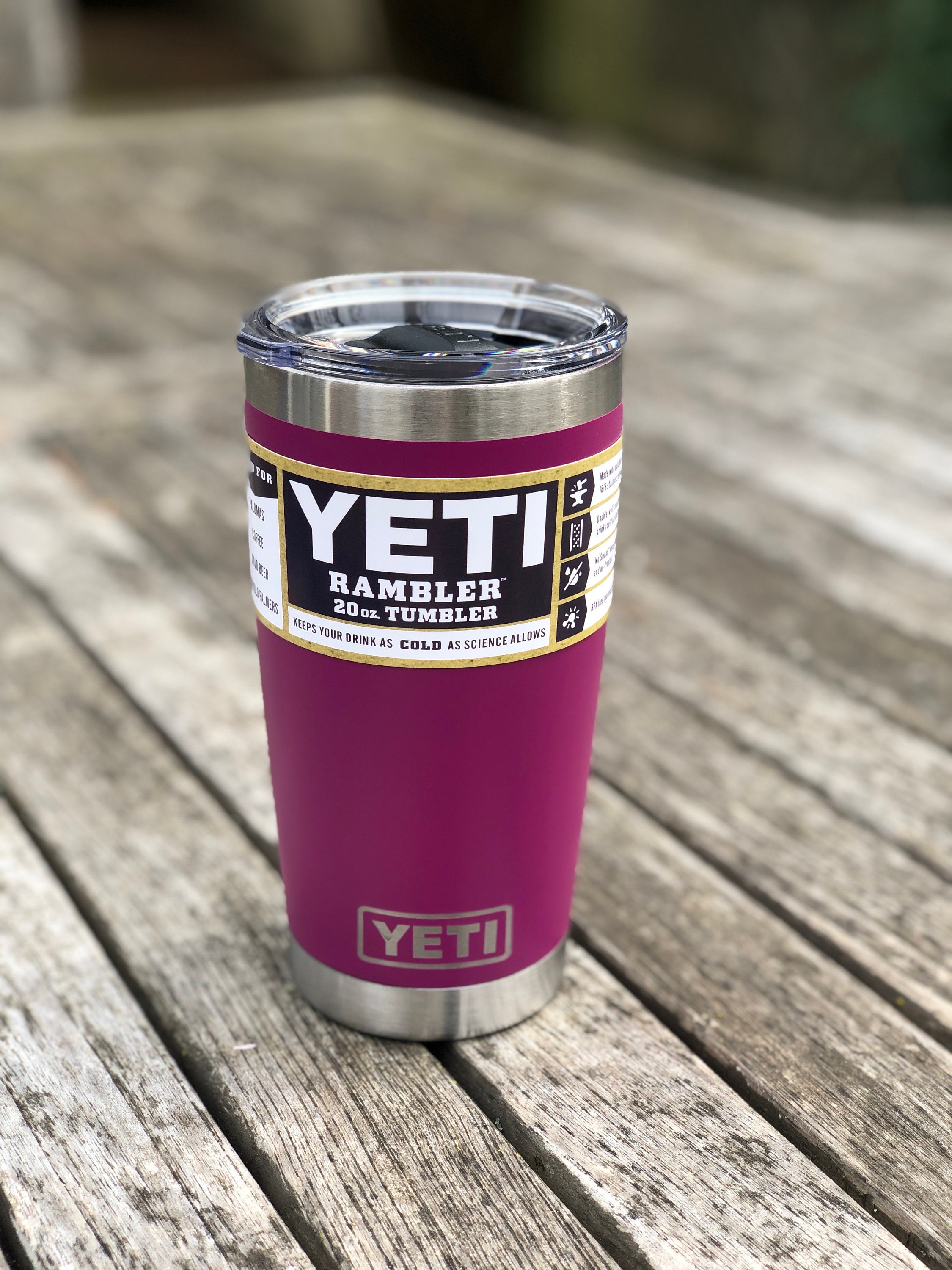 Yeti NC State Rambler 20 oz Tumbler White