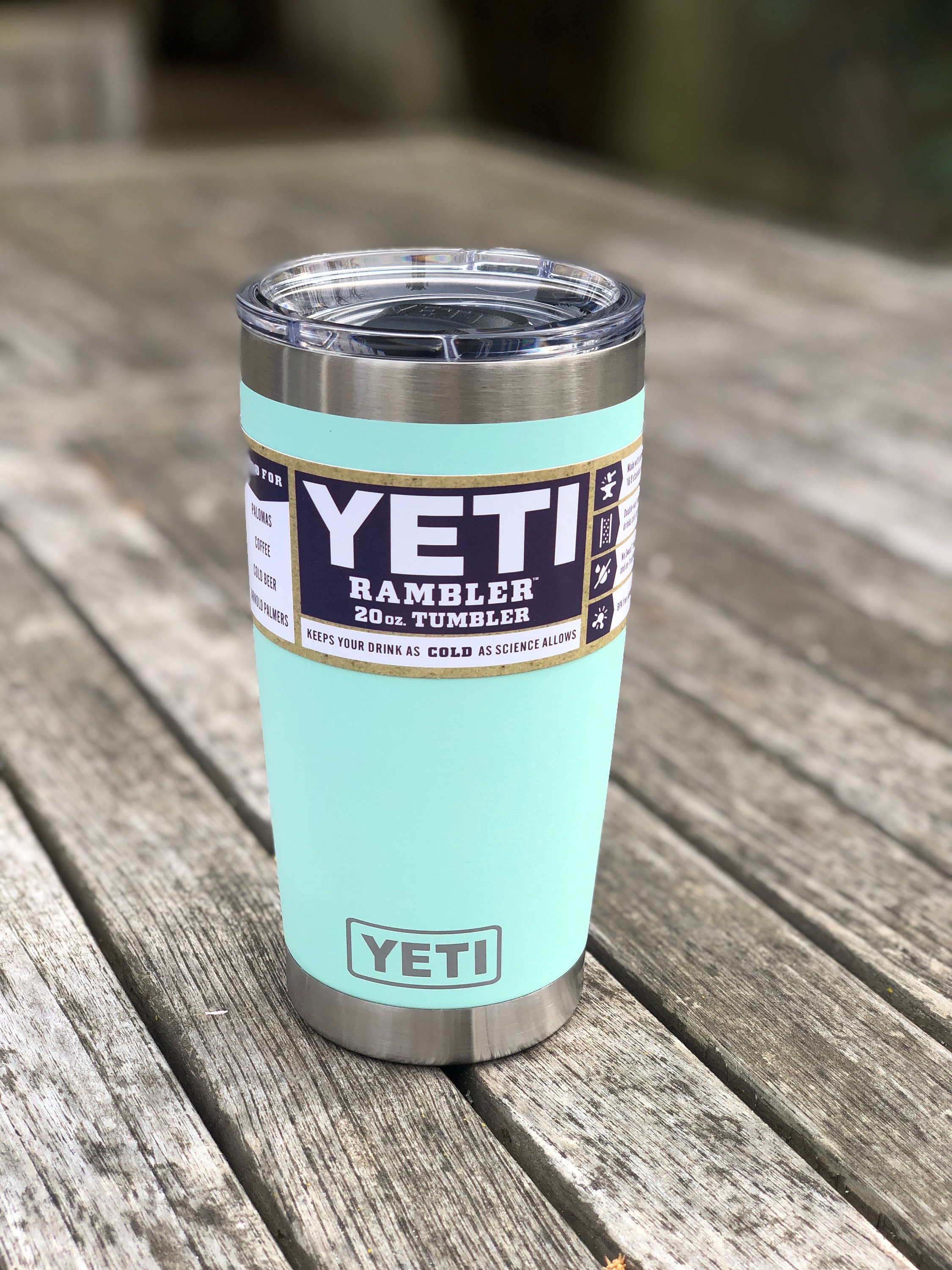 Yeti Rambler Tumbler 20 Oz Personalized Customized Rare Colors - Etsy