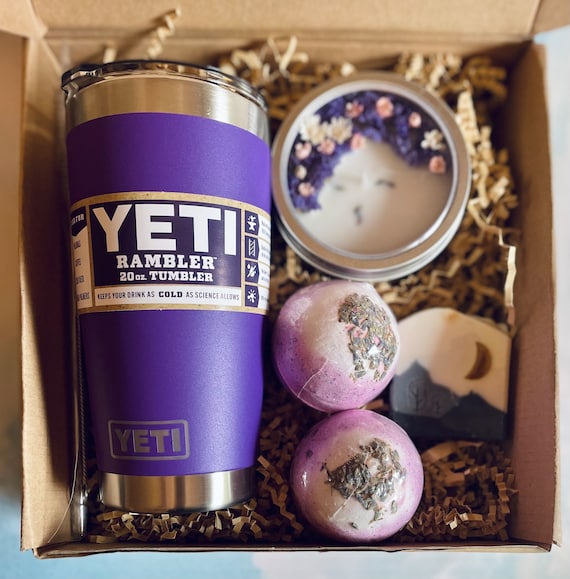 Peak Purple Yeti Tumbler Pampering Bath and Body Gift Set 6 Piece