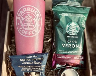 Starbucks Coffee Lover Gift Set Venti 20oz Yeti Tumbler, Chocolate
