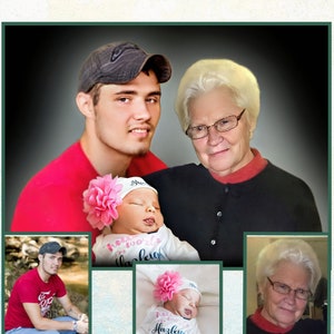 Christmas Gift, Loss of Dad Gift for son, Memorial Gift for Loss of Father, Add Deceased Loved One Photo, Add Passed Away Person to Picture