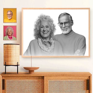 Custom Memorial Painting Gift, Realistic merge of different photos, Add Loved One to Photo, Add deceased loved one to photo, Combine Photos